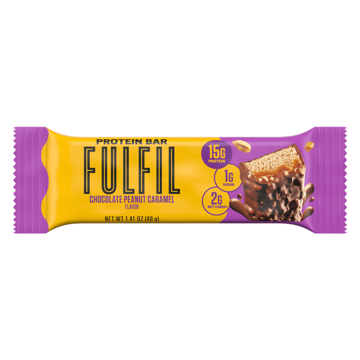 Fulfil Vitamin & Protein Bar Chocolate Peanut & Caramel 55g