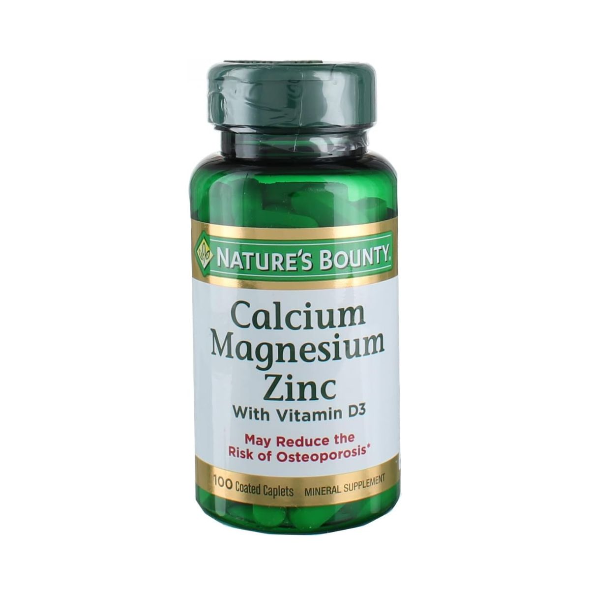 Nature's Bounty Calcium Magnesium Zinc 100 Tablets