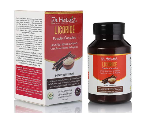 Dr. Herbalist Licorice Powder Capsules 3000mg