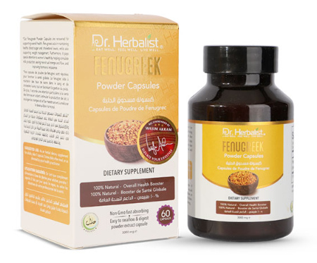 Dr. Herbalist Fenugreek Powder Capsules 350mg
