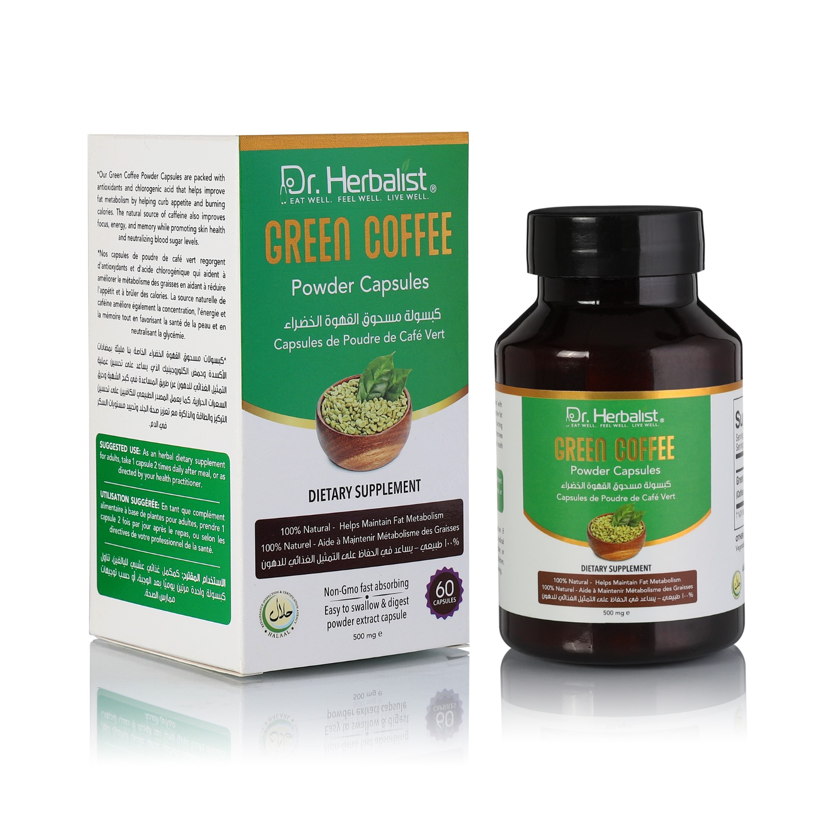 Dr Herbalist Green Coffee Powder Capsule 450mg