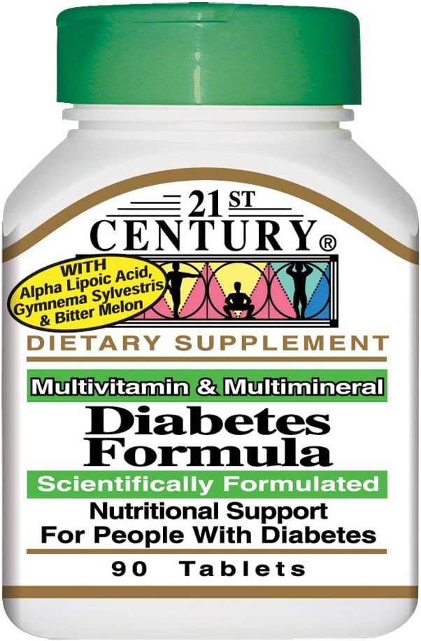 21st Century Diabetic Formula 90 Tablets