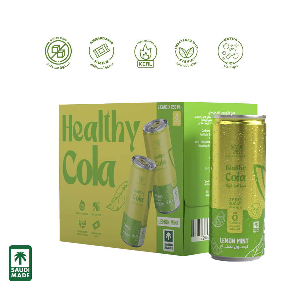 Healthy Cola (Lemon Mint Flavor) 250ml x 6