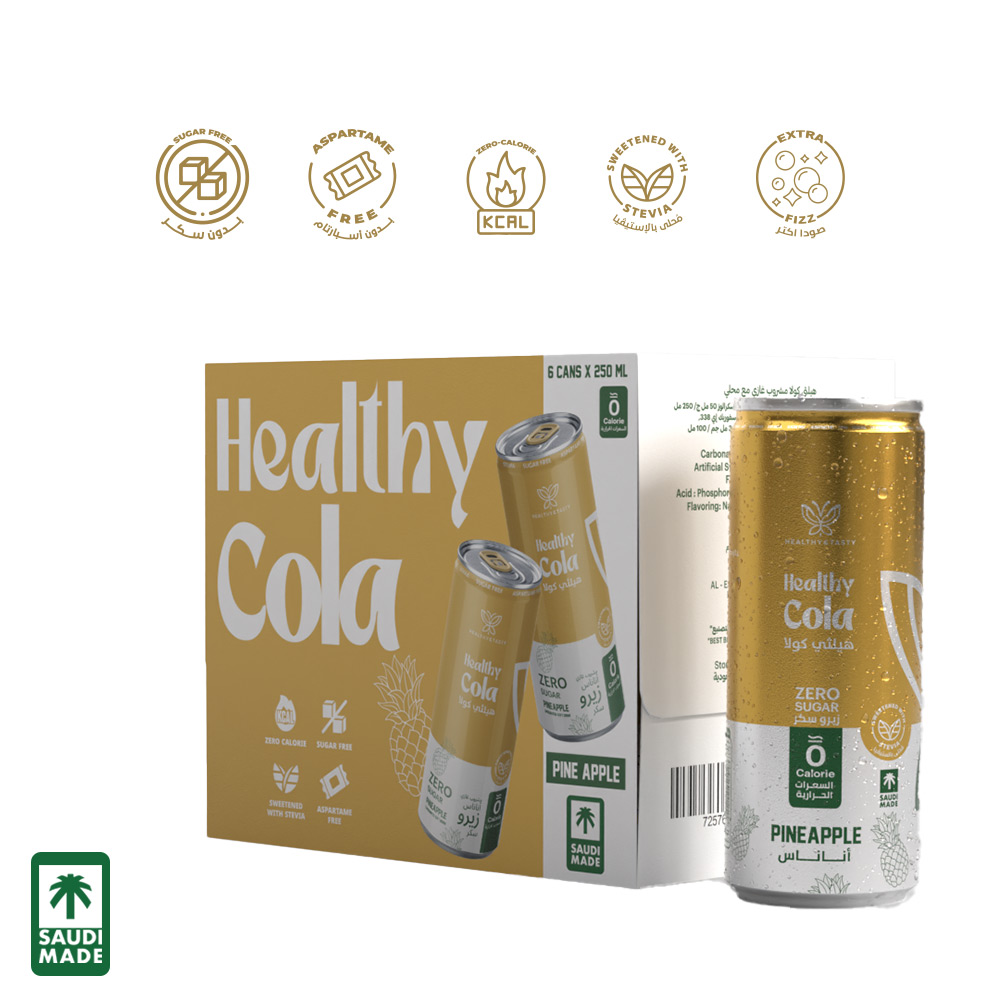 Healthy Cola (Pineapple Flavor) 250ml x 6